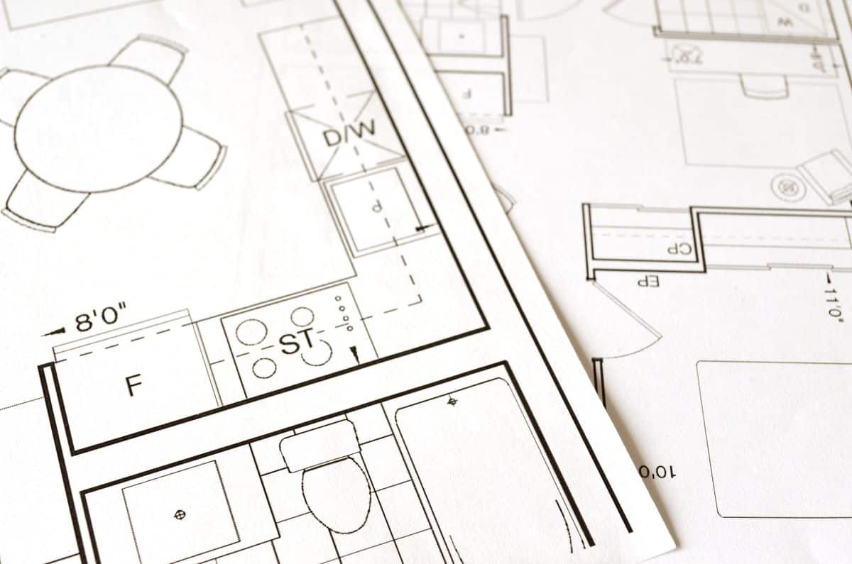 Gambar kerja denah rumah dengan detail ruangan dan ukuran — persiapan penting sebelum konsultasi desain interior